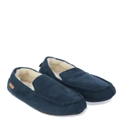 Ben Sherman Mens Casa Cartegena Moccasin Slippers in Navy