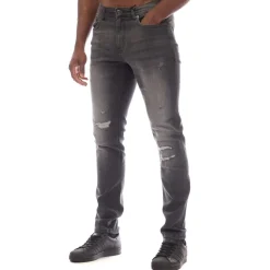 Bench Mens Duddley Slim Jeans in Grey