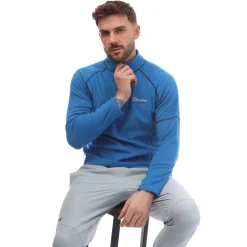 Berghaus Mens Cuerden 1/2 Zip Fleece in Blue