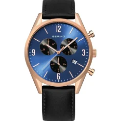 Bering Steel Classic Analogue Quartz Watch in White