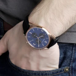 Bering Steel Classic Analogue Quartz Watch in White