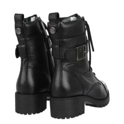 Biba Combat Boots Low Heel in Black
