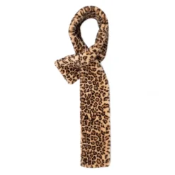 Biba Faux Fur Scarf in Brown