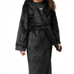 Biba Girls Cosy Robe in Black