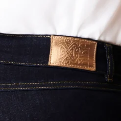 Biba Kiri Slim Straight Jeans in Blue