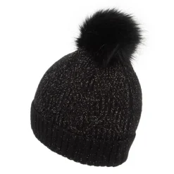 Biba Knitted Beanie in Black