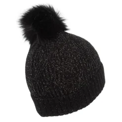 Biba Knitted Beanie in Black