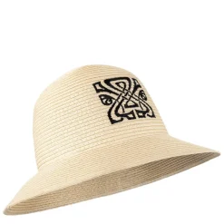 Biba Logo Bucket Hat in Neutral