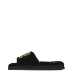 Biba Logo Embellished Slipper in Black