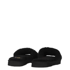 Biba Logo Embellished Slipper in Black