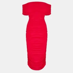 Biba Occ Bardot Drs in Red