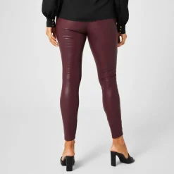 Biba Pu Stretch Legging in Red