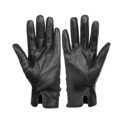 Biba Suede Leather Mix Gloves in Black