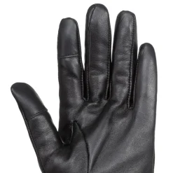 Biba Suede Leather Mix Gloves in Black