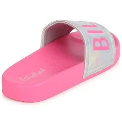 Billieblush Aqua Pool Slides in White