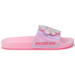 Billieblush Aqua Pool Slides in White