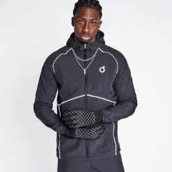 Blood Brother Tech Hooded Performance Jacket in Black