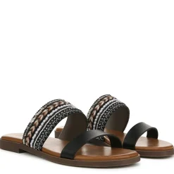 Blowfish Malibu Curtis Embellished Slide Sandals in Black