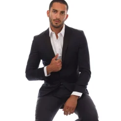 Boss AlinzS Blazer Jacket in Dark Blue