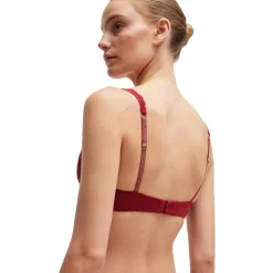 Boss Bianca Floral Patterned Hipster in Red