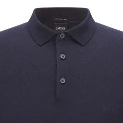 Boss Bono-L Polo Sweater in Dark Blue