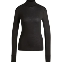 Boss C_Emerie Slim-Fit Rollneck Top in Black