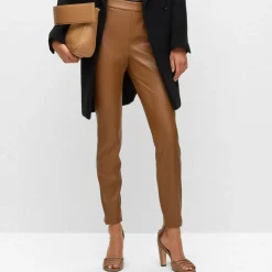 Boss C_Taslimah Skinny-Fit Trousers in Rust