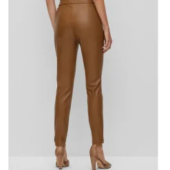 Boss C_Taslimah Skinny-Fit Trousers in Rust