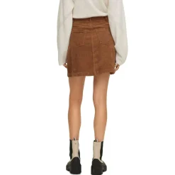 Boss C Vrecord-D A-Line Skirt in Rust