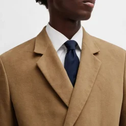 Boss C-Cris Double-Breasted Blazer in Beige