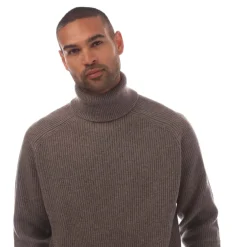 Boss C-Evento Roll Neck Sweater in Beige