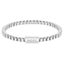Boss Chain For Him Stainless Steel Bracelet in Silver