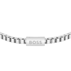 Boss Chain For Him Stainless Steel Bracelet in Silver