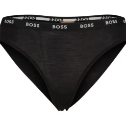 Boss Ci Logo Print Hipster Brief in Black