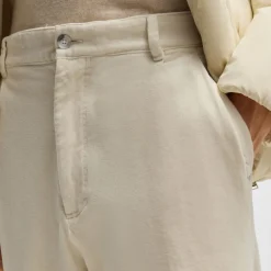 Boss C-Kai-DPL Relaxed-Fit Trousers in White