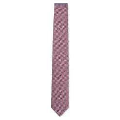 Boss 7.5cm Silk Blend Tie in Red