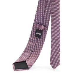 Boss 7.5cm Silk Blend Tie in Red