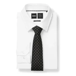 Boss 7.5cm Tie in Black