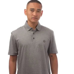 Boss C-Parris Double Monogram Polo Shirt in Grey