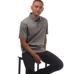 Boss C-Parris Double Monogram Polo Shirt in Grey