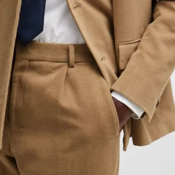 Boss C-Peter Relaxed-Fit Trousers in Beige