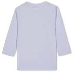 Boss Crew Neck Long Sleeve Regular Fit T-Shirt in Blue