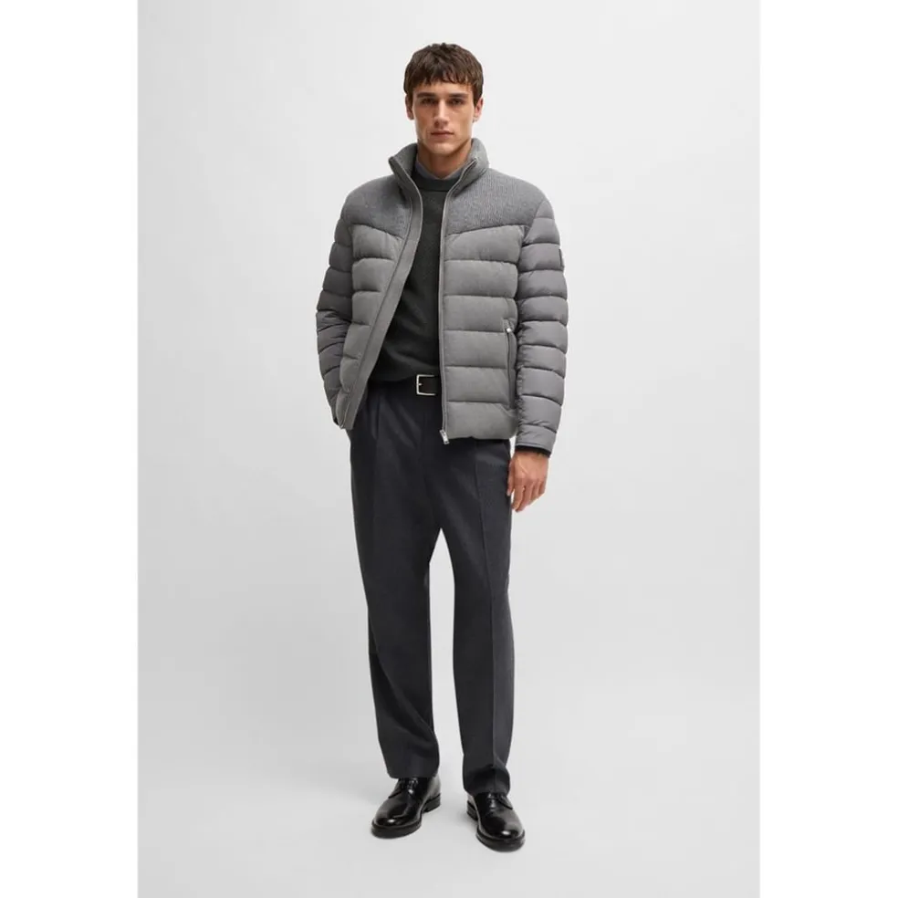 Boss Crew Neck Regular Fit Sweater in Black