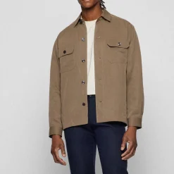 Boss Crigan3 Chino Trousers in Dark Blue