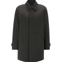 Boss Dain7 Coat in Black