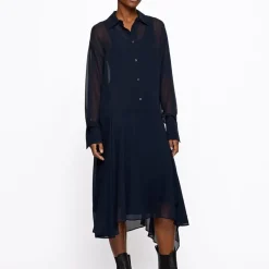 Boss Dalvara Dress in Navy