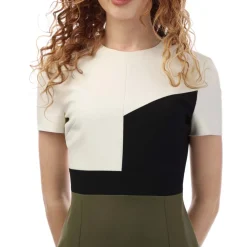 Boss Dezona1 Dress in Green