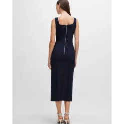 Boss Dineza Business Dress in Dark Blue