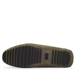 Boss Driver Moccasin Shoes in Green