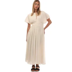 Boss Drizzie Slim-Fit Dress in White